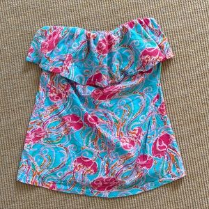 Lilly Pulitzer strapless tube top. Excellent pre-owned condition!